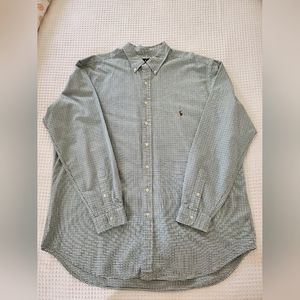 NWOT Ralph Lauren Polo BIG & TALL 2XLT Green/Blue Plaid